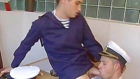 Horny couple fucks in the kitchen