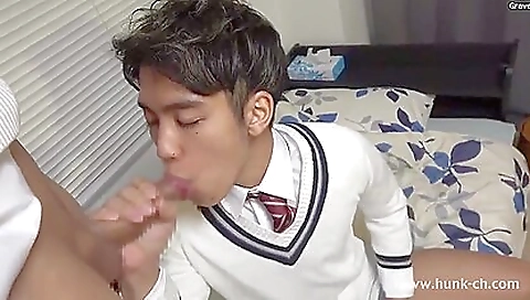 Horny asia annual confessuki fat cock