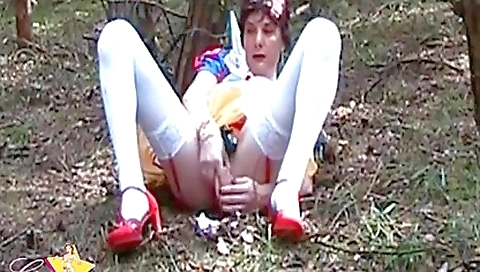 Hotest blonde sexy strip firecrackerner