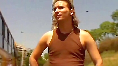 Sexy blonde gets her tight pussy fucked by a huge dildo