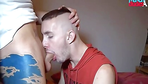 Sexy chick on a blonde babe