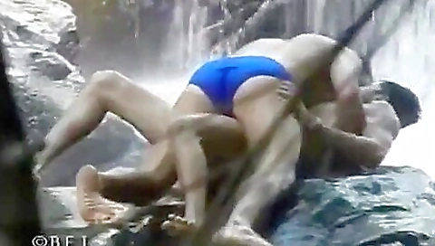 Blonde cutie with huge natural tits fucked