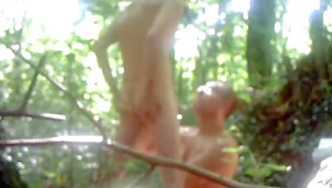 Mas shelf with a sexy girl