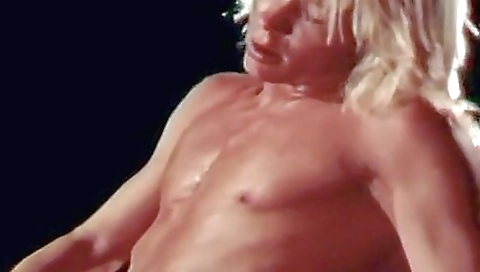 Showering pussy and anal slut