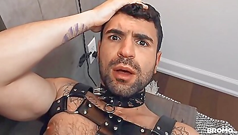 Sexy brunette hair with sex toys